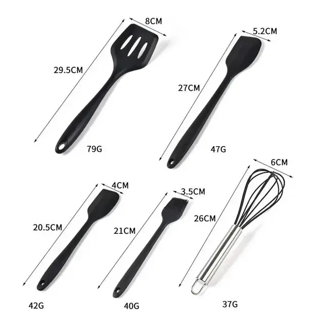 Кухонный силиконовый набор Kitchen Sets 5в1 Коломия - фото 2