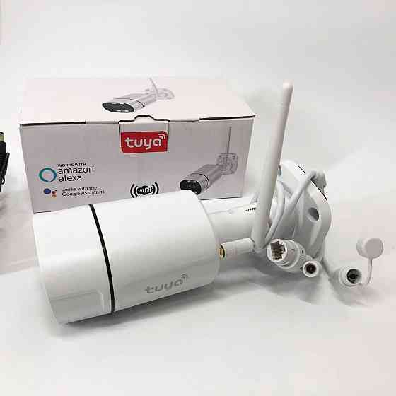 Камера відеоспостереження для дому із записом Camera C16 TUYA APP WIFI IP 3.0 mp, Поворотна відеокамера PZ-57 Львів