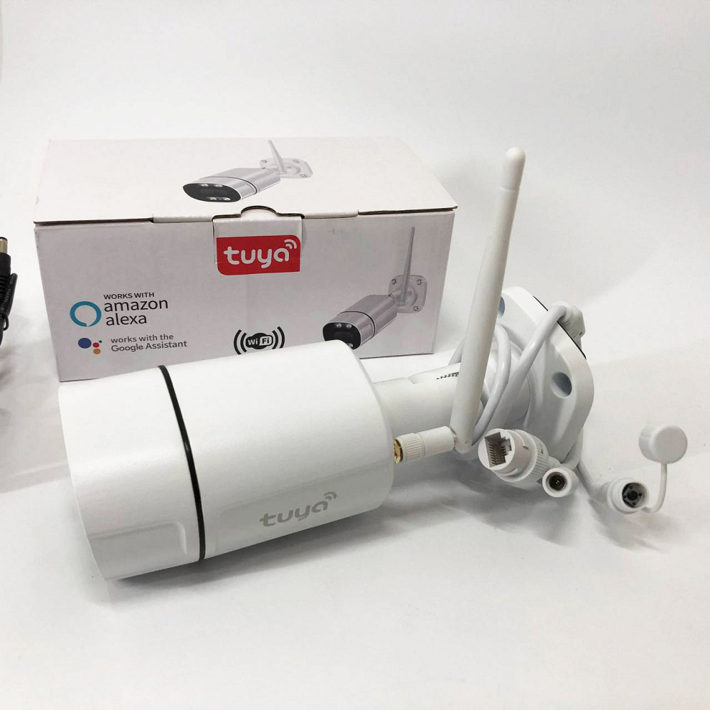 Камера відеоспостереження для дому із записом Camera C16 TUYA APP WIFI IP 3.0 mp, Поворотна відеокамера PZ-57 Львів - фото 1