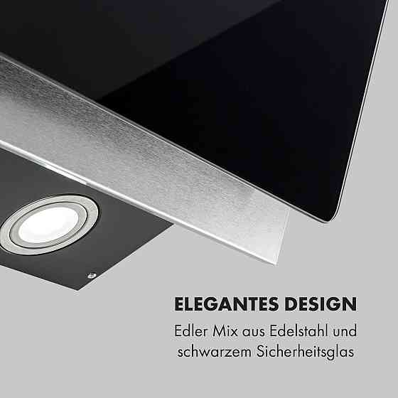 Вытяжка Alessia вытяжка над головой 350 м³/ч Push Control черный 60 см (Германия, читать описание) Ровно