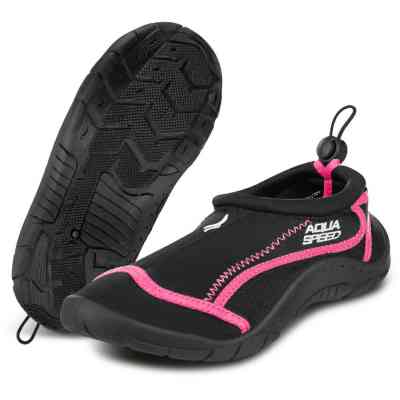 Аквашузи Aqua Speed Aqua Shoe Model 704-19 чорний, малиновий 35 (5908217695604) Вінниця