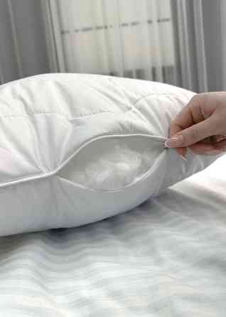 Подушка для сну гіпоалергенна Decorator Quilt 50x70х20 см, колір білий (84-152) Київ