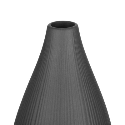Ваза Ardesto Siena, 7х23см, порцеляна, сірий (AR3806B) Вінниця - фото 3