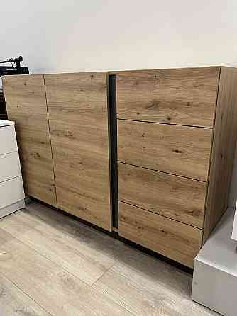 Комод Perfect Home Арко / Arco 2-дверний з 4 шухлядами 2D4S/138 Дуб артизан/графіт (PFH-091063) Дніпро