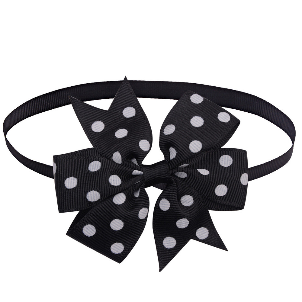 Бантик на шию для собак та котів one size чорно-білий Київ - фото 2