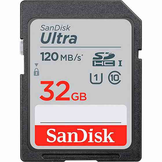 SDXC (UHS-1) SanDisk Ultra 32Gb class 10 (120Mb/s) Киев