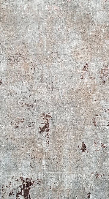 Обои виниловые на флизелине AS creation Della Natura 1.06Х10 под штукатурку под бетон серые синие бронзовые Киев - изображение 1