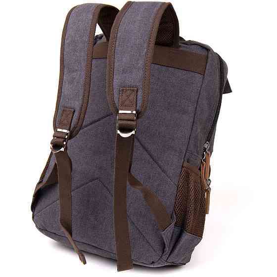 Рюкзак текстильный дорожный унисекс Графит (Vintage) Киев