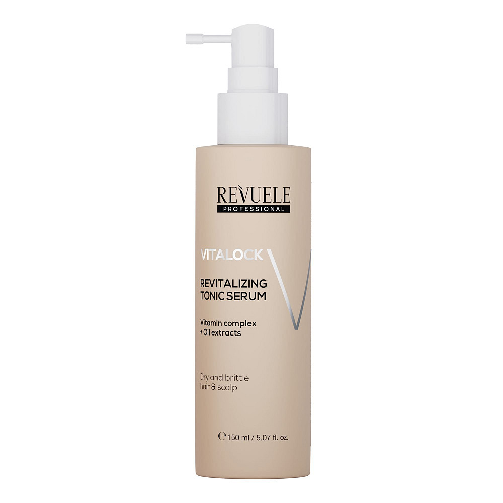 Тонизирующая сыворотка для сухих и ломких волос Несмывающаяся Hair Professional Vitalock Revitalizing Revuele 150 мл Киев - изображение 2
