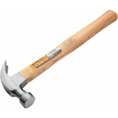 Молоток Tolsen с гвоздодером 450 гр (16 oz) деревянная ручка (25150) Винница - изображение 1