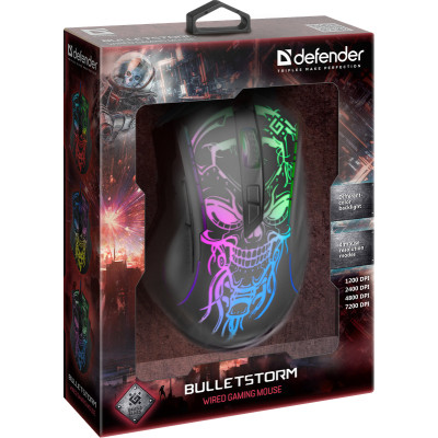 Мышка Defender Bulletstorm GM-928 USB Black (52928) Винница - изображение 7