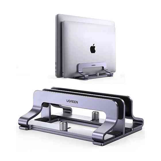 Підставка для ноутбука UGREEN LP258 Vertical Laptop Stand (Dual-slot)(UGR-60643) (UGR-60643) Киев