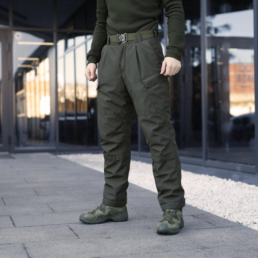 Зимові чоловічі хакі штани Pobedov Fight. Утеплені чоловічі штани зимові хакі Київ - фото 8