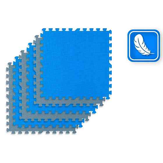 Коврик-пазл THUNDER PZ-04 60 х 60 голубо-серый Киев