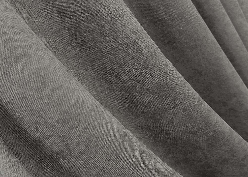 Комплект готових штор VR-Textil Мікровелюр Petek YL № 1705ш Світло-сірий 100х290 см 2 шт (31-905) Київ - фото 6