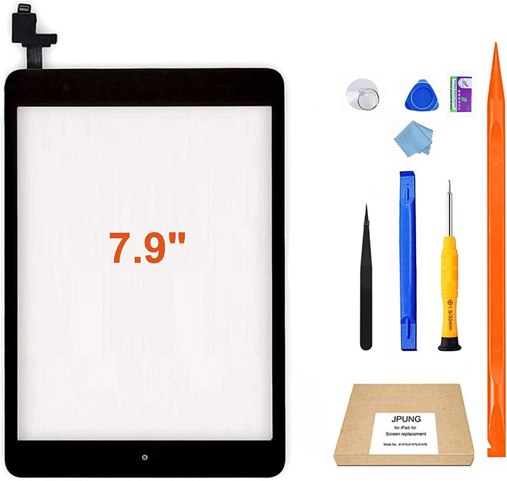 Экран для iPad Mini 1/2: Сенсорный дигитайзер JPUNG с кнопкой Home и полным набором инструментов для ремонта Киев - изображение 7