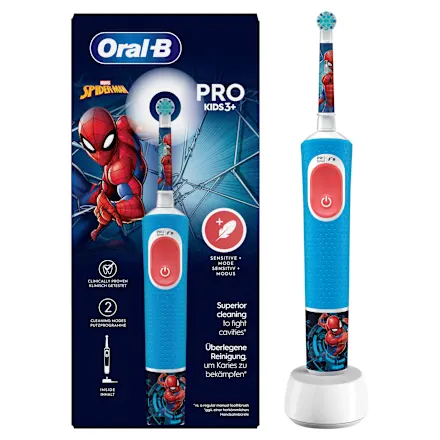 Oral-B Elektrische Zahnbürste Vitality PRO Kinder Spiderman, ab 3 Jahren Електрична зубна щітка для дітей віком від 3 років Київ