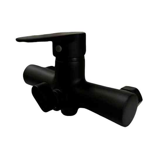 Змішувач для ванни Lidz Nicole 005 з поворотним виливом (з душовим гарнітуром) (k35) LDNIC005BLA45183 Black Київ