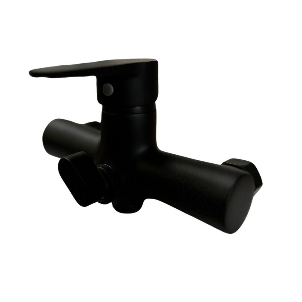 Змішувач для ванни Lidz Nicole 005 з поворотним виливом (з душовим гарнітуром) (k35) LDNIC005BLA45183 Black Київ - фото 4