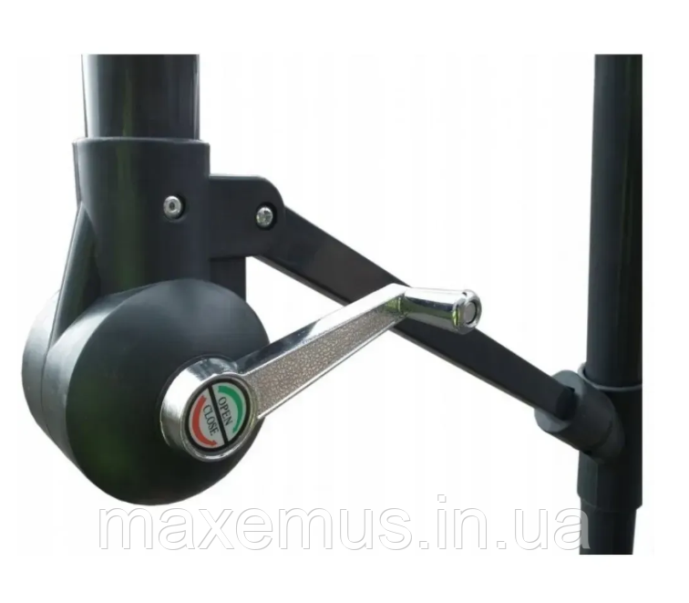 Садовая зонт Bonro B7218 Green 3 м зеленый с наклоном 6 спиц зеленая Мостиска - изображение 13