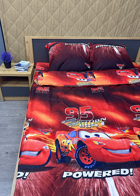 Комплект детского постельного белья Фланель, Koloco Полуторный 150х210 с разноцветным принтом (88-068) Киев - изображение 6