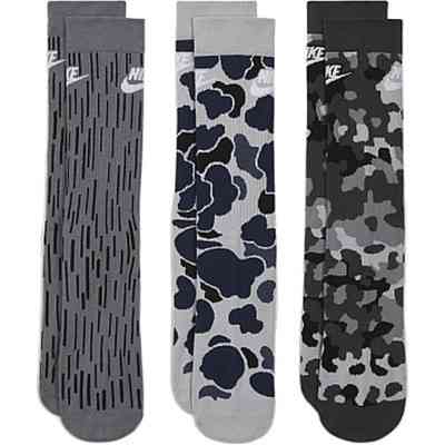 Шкарпетки Nike U NK EVERYDAY ESSENTIAL CREW DH3414-902 3 пари 34-38 Сірі (195244783717) Вінниця