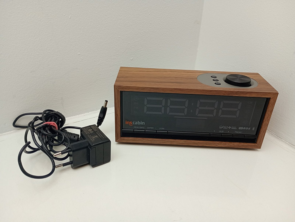 Настільний годинник радіо DAB/DAB+ FM з великим екраном Inscabin C1 (товар вживаний) Луцьк - фото 1