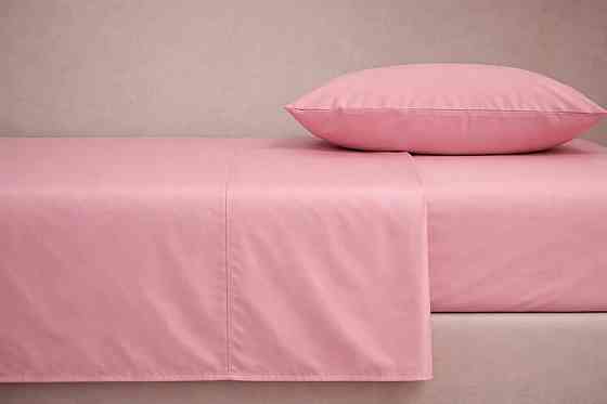 Підковдра на блискавці Ecotton двоспальний 180х215 см із сатину однотонний рожевий 15-1611 Brindal Rose Коломия