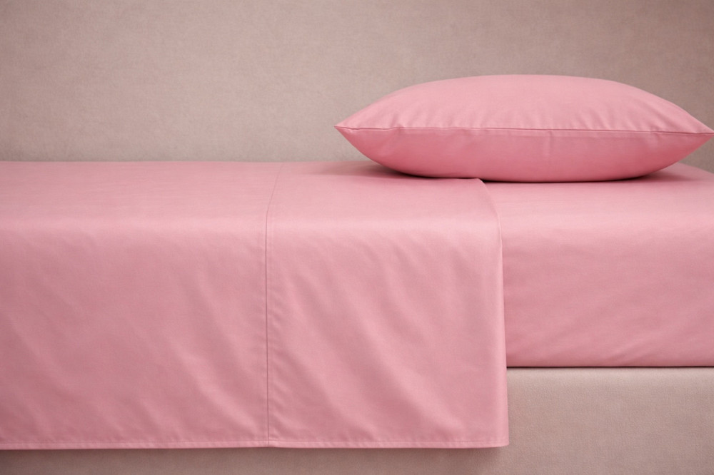 Підковдра на блискавці Ecotton двоспальний 180х215 см із сатину однотонний рожевий 15-1611 Brindal Rose Коломия - фото 2