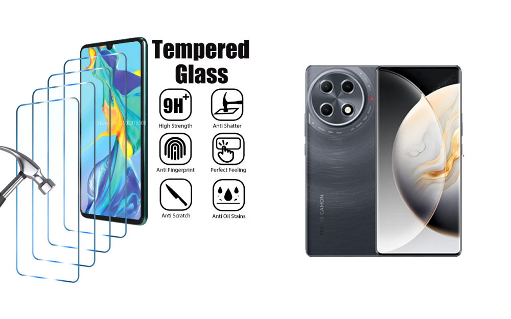 Защитное стекло ArmorGlass для Tecno Camon 30 Pro – устойчивое к царапинам и ударам Киев - изображение 1