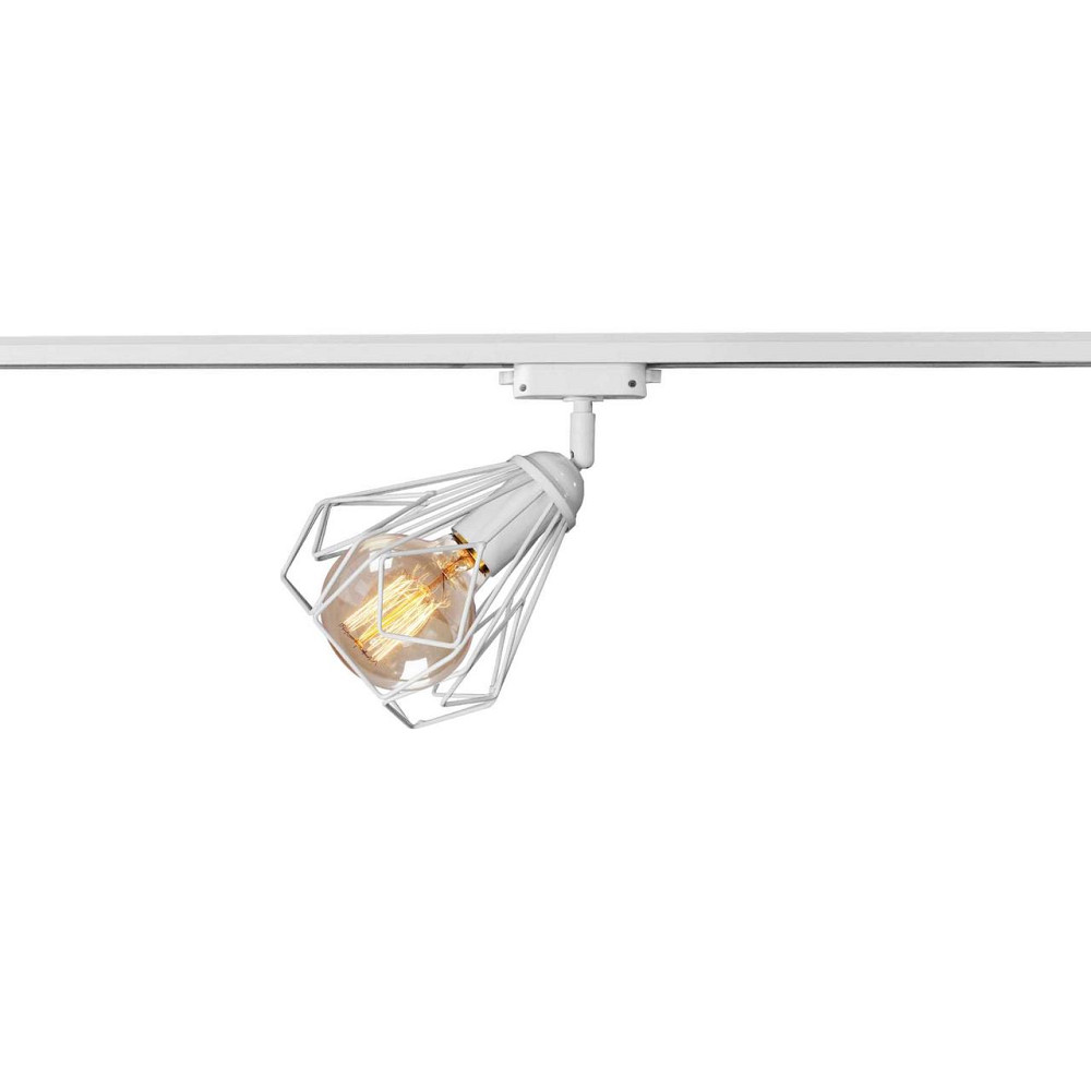 Світильник трековий лофт під лампу E27 Milan NT 5381W білий Київ - фото 1