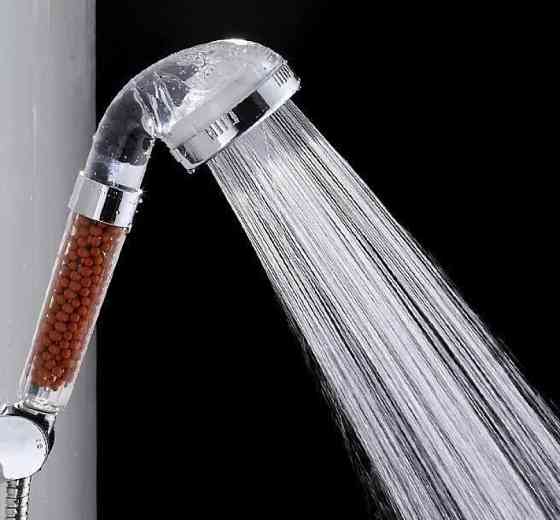 Лейка-насадка для душа l 3в1 c фильтром и турмалиновыми гранулами Винница