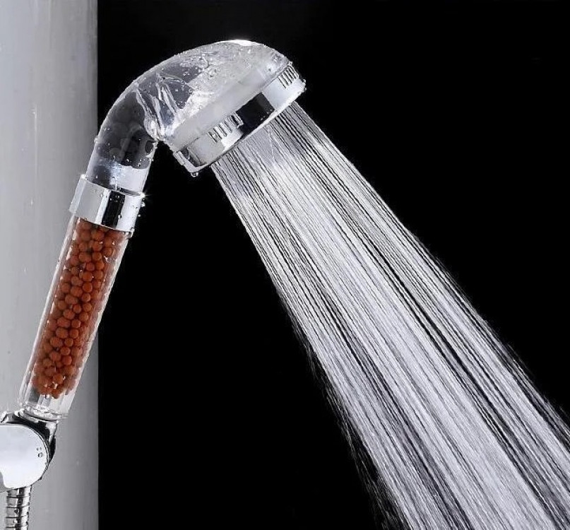 Лійка-насадка для душу l 3в1 з фільтром та турмаліновими гранулами Вінниця - фото 1