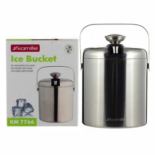 Відро для льоду нержавіюча сталь 7766 KAMILLE Житомир
