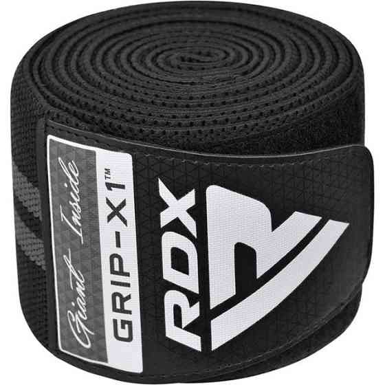 Бинти на коліна RDX KR11 GYM Knee Wrap Black/Grey Каменское