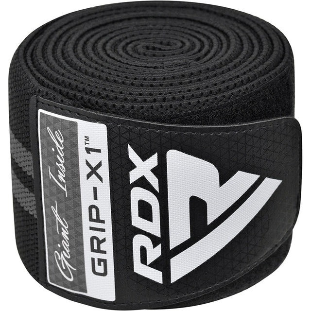 Бинти на коліна RDX KR11 GYM Knee Wrap Black/Grey Каменское - изображение 4