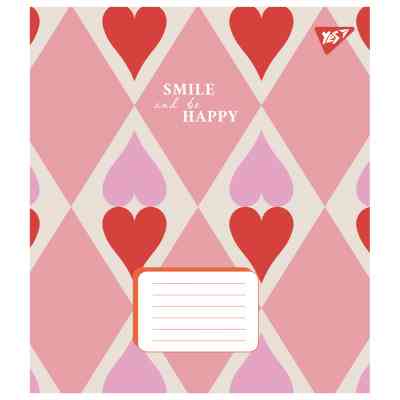 Зошит Yes Smile and be happy А5 48 аркушів лінія (767392) Вінниця