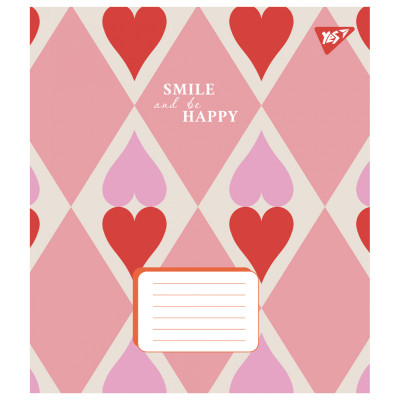 Зошит Yes Smile and be happy А5 48 аркушів лінія (767392) Вінниця - фото 5