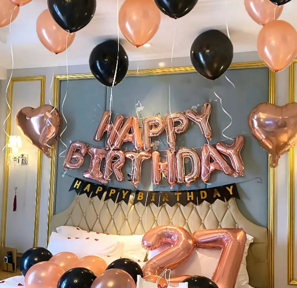 Набор для фотозоны розовое золото 45шт Киев - изображение 1