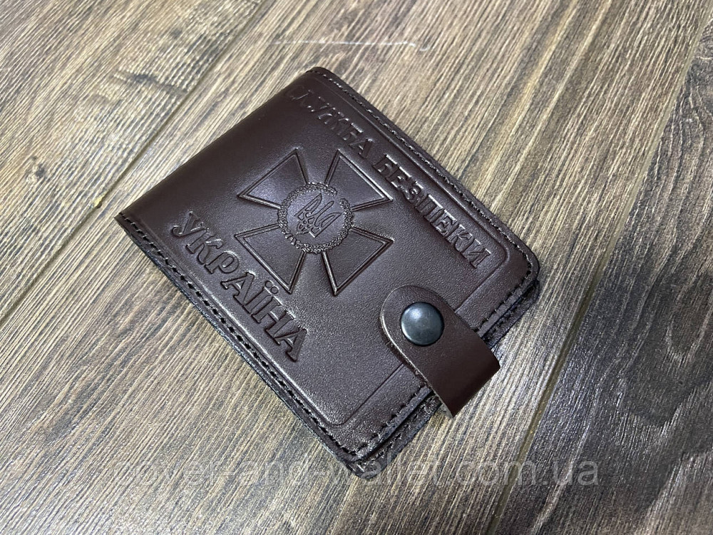 Шкіряна обкладинка пормтоні на посвідчення "СБУ"  P_Leather Київ - фото 6