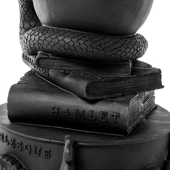 Канделябр з черепом Burlesque — the life logic (полістоун) Чорний Вінниця