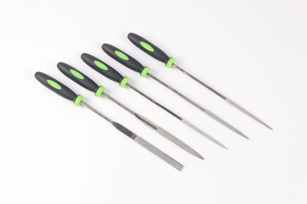 Набір надфілів різнопрофільних,5 пр.(3х160мм;круглий,напівкруглий,плоский,трикутний),в блістері P007K Одеса - фото 5