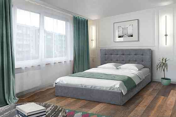 Ліжко Мішель 1600*2000 с п/м Аляска 05 сірий Днепр