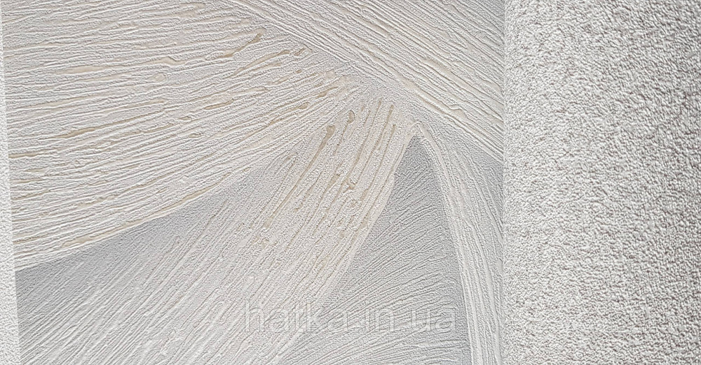 Шпалери вінілові на флізеліні Ritus Marburg метрові геометрія смуги фігури 3д сірі сріблясті Київ - фото 3