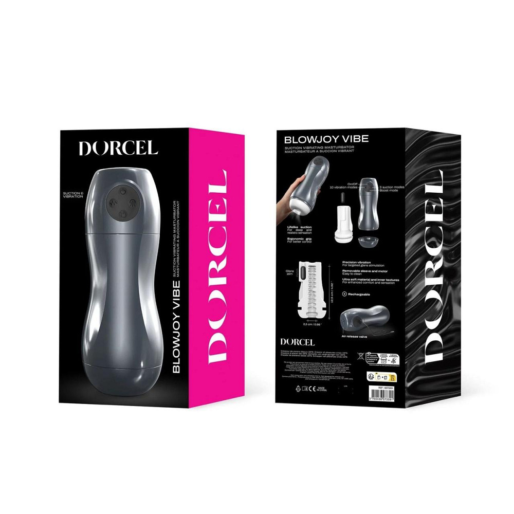 Вибромастурбатор Dorcel  BLOWJOY VIBE, эффект всасывания Sex Aura Киев - изображение 6