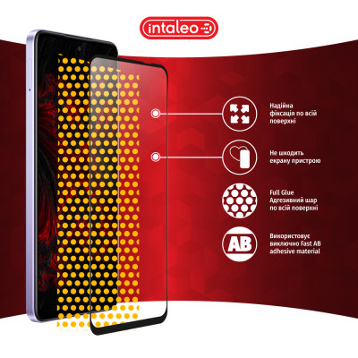 Стекло защитное Intaleo Full Glue Oppo A80 Black (1283126598777) Винница - изображение 7