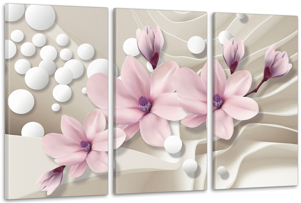 Модульна картина Квітни Абстракція Art-57_3А Київ - фото 1