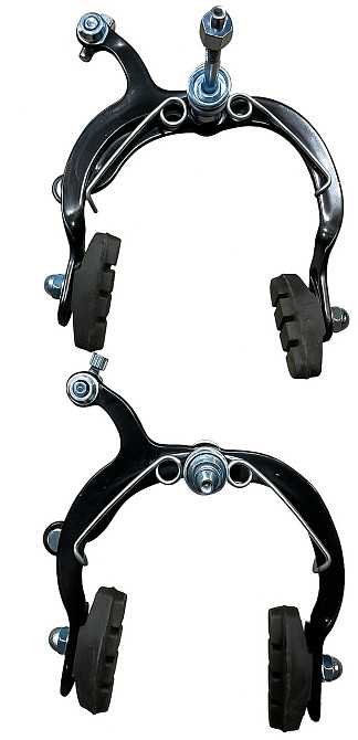 Гальмо велосипеда U-brake (чорне) (комплект, перед + зад) Мукачево - фото 1