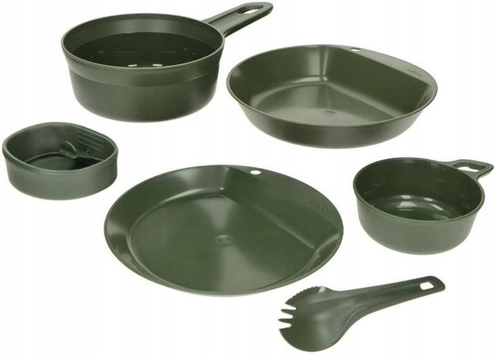 Туристичний Набір Посуд на 1 персону з 6 частин + сумка Wildo "Explorer Travel 6" (14673201) Olive Нововолинськ - фото 2