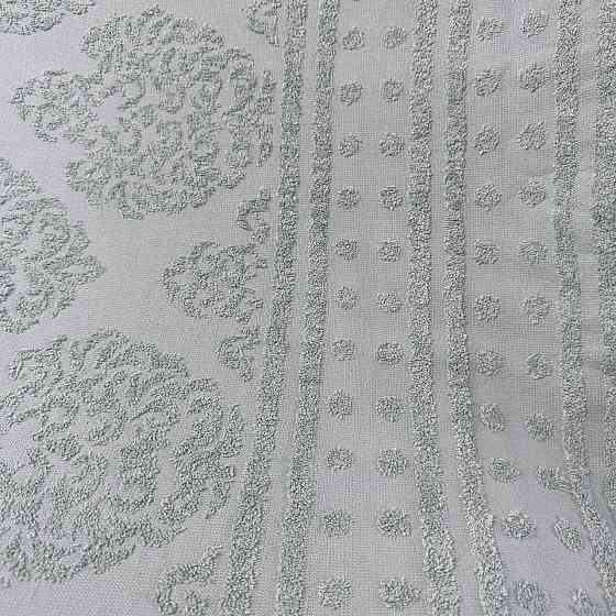Простирадло-покривало жаккардове махрове 100% Бавовна GM TEXTILE 150x200см 400г/м2 (Світло-сірий з б Суми